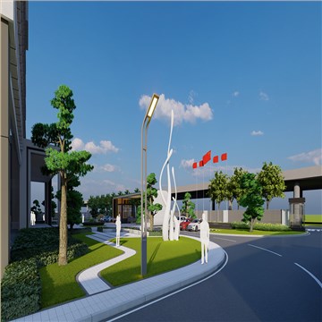 智能制造工厂景观设计