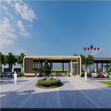 智能制造工厂景观设计