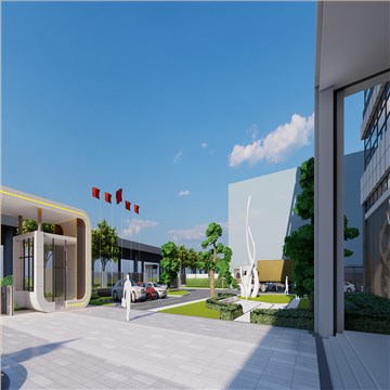 智能制造工厂景观设计
