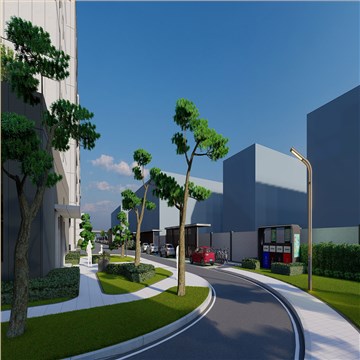 智能制造工厂景观设计