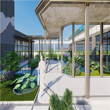 智能制造工厂景观设计