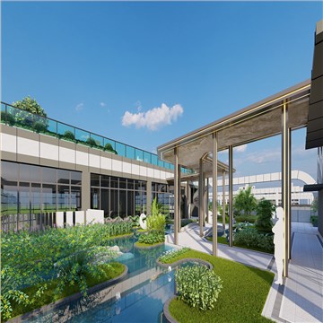 智能制造工厂景观设计