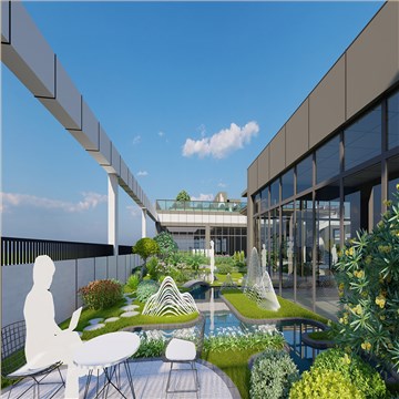 智能制造工厂景观设计