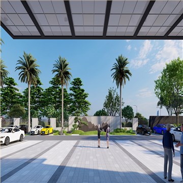 智能设备公司园林景观设计